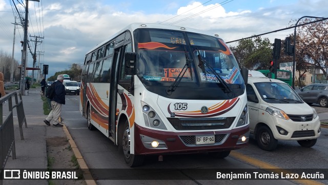 Bupesa 105 na cidade de Maipú, Santiago, Metropolitana de Santiago, Chile, por Benjamín Tomás Lazo Acuña. Número da foto: #11369397.