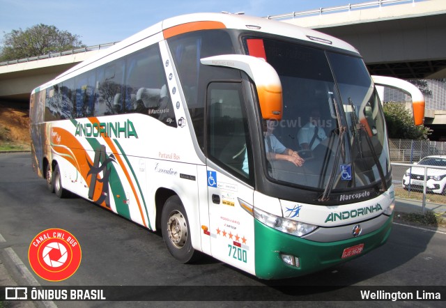 Empresa de Transportes Andorinha 7200 na cidade de Campinas, São Paulo, Brasil, por Wellington Lima. ID da foto: 11367444.