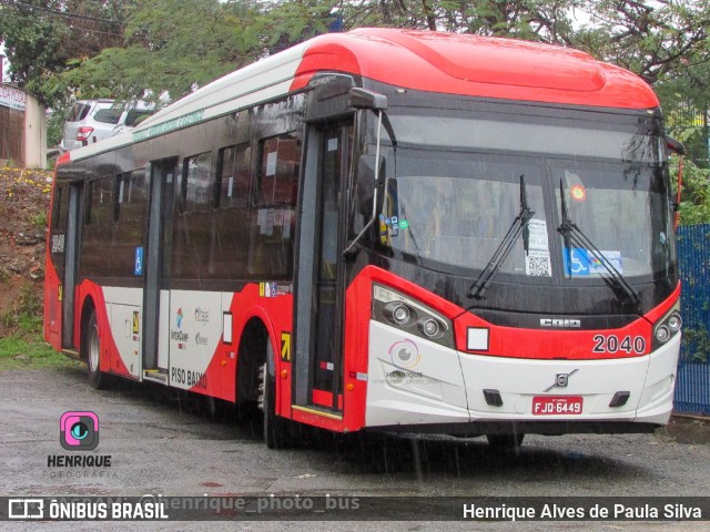 Itajaí Transportes Coletivos 2040 na cidade de Campinas, São Paulo, Brasil, por Henrique Alves de Paula Silva. Número da foto: #11368663.
