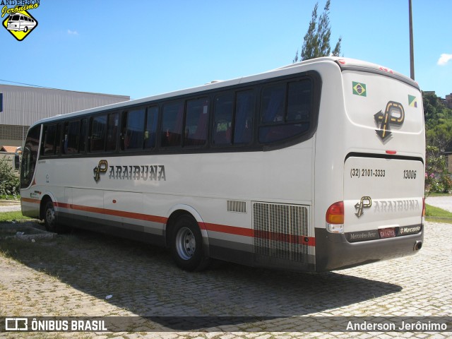 Paraibuna Transportes 13006 na cidade de Juiz de Fora, Minas Gerais, Brasil, por Anderson Jerônimo. ID da foto: 11370080.