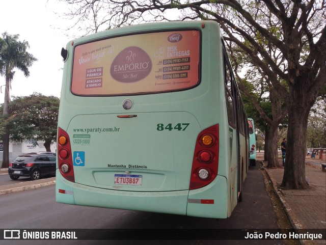 Viação Paraty 8447 na cidade de Jaú, São Paulo, Brasil, por João Pedro Henrique. Número da foto: #11373155.