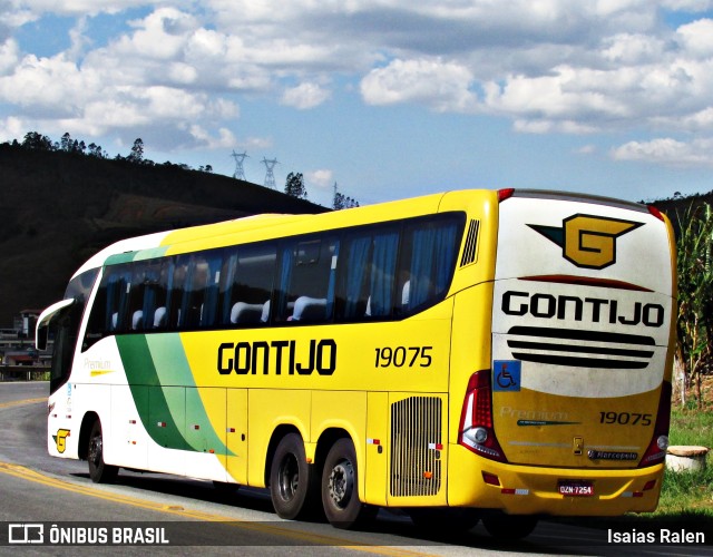 Empresa Gontijo de Transportes 19075 na cidade de Santos Dumont, Minas Gerais, Brasil, por Isaias Ralen. Número da foto: #11371803.