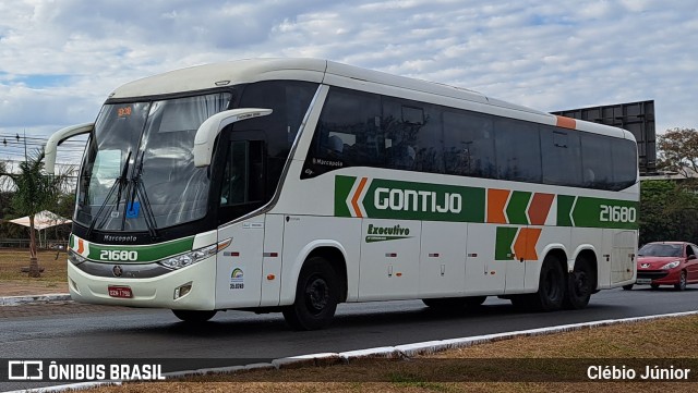 Empresa Gontijo de Transportes 21680 na cidade de Brasília, Distrito Federal, Brasil, por Clébio Júnior. ID da foto: 11370469.