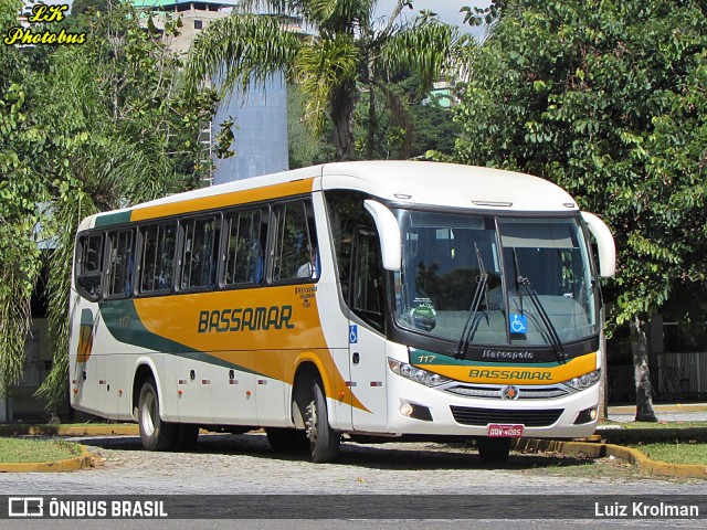 Viação Bassamar 117 na cidade de Juiz de Fora, Minas Gerais, Brasil, por Luiz Krolman. ID da foto: 11371568.