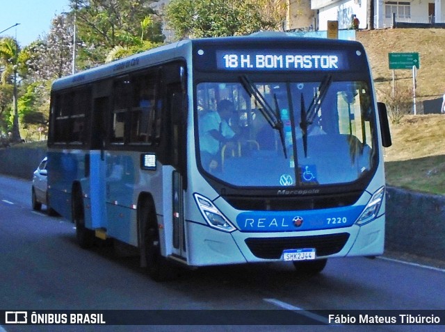 Viação Real - Varginha 7220 na cidade de Varginha, Minas Gerais, Brasil, por Fábio Mateus Tibúrcio. Número da foto: #11372613.