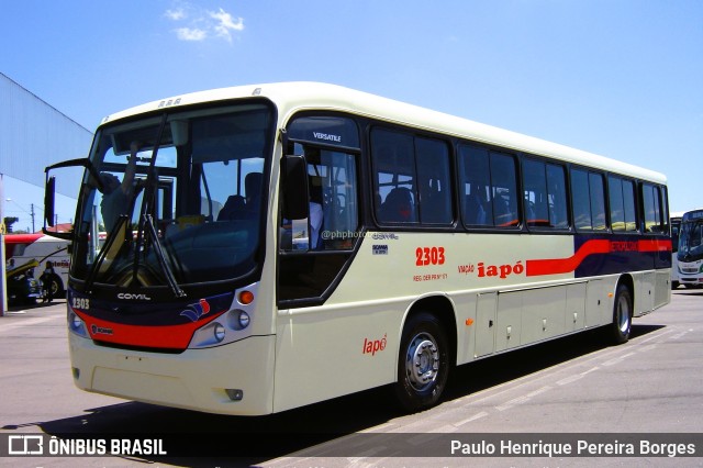 Viação Santana Iapó 2303 na cidade de Ponta Grossa, Paraná, Brasil, por Paulo Henrique Pereira Borges. Número da foto: #11372755.