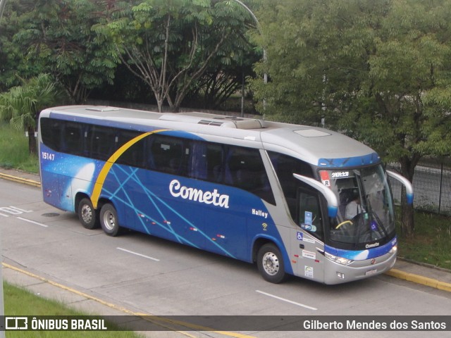 Viação Cometa 15147 na cidade de São Paulo, São Paulo, Brasil, por Gilberto Mendes dos Santos. ID da foto: 11369759.