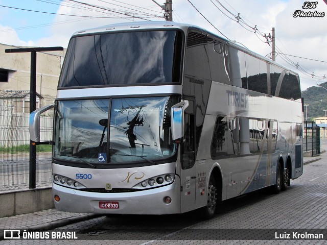 Turispall Transporte e Turismo 5500 na cidade de Juiz de Fora, Minas Gerais, Brasil, por Luiz Krolman. ID da foto: 11371691.