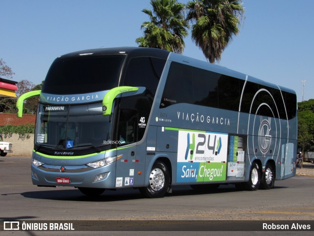 Viação Garcia 8474 na cidade de Paranavaí, Paraná, Brasil, por Robson Alves. ID da foto: 11371989.