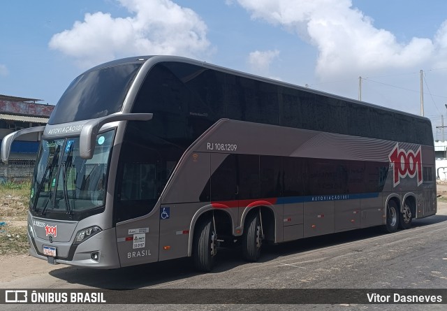 Auto Viação 1001 RJ 108.1209 na cidade de Duque de Caxias, Rio de Janeiro, Brasil, por Vitor Dasneves. ID da foto: 11327927.