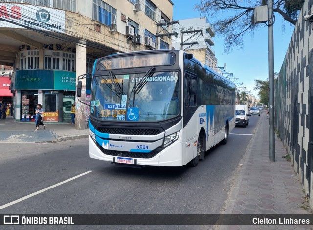Viação Estrela 6.004 na cidade de São Gonçalo, Rio de Janeiro, Brasil, por Cleiton Linhares. Número da foto: #11325878.