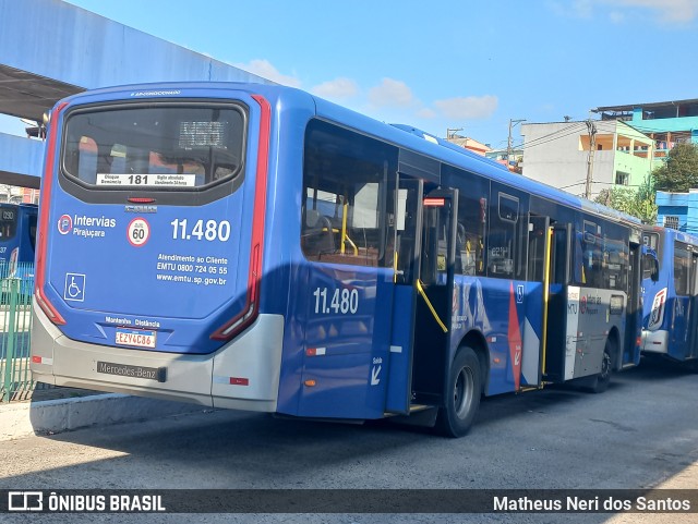 Viação Pirajuçara 11.480 na cidade de Embu das Artes, São Paulo, Brasil, por Matheus Neri dos Santos. Número da foto: #11325987.
