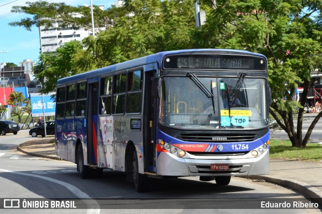 Viação Pirajuçara 11.754 na cidade de São Paulo, São Paulo, Brasil, por Eduardo Ribeiro. ID da foto: 11326483.