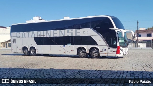 Auto Viação Catarinense 321310 na cidade de Balneário Camboriú, Santa Catarina, Brasil, por Fábio Paixão. ID da foto: 11325106.