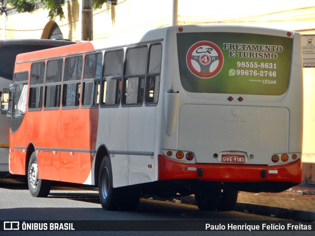 CR4 Fretamento e Turismo 9183 na cidade de Fortaleza, Ceará, Brasil, por Paulo Henrique Felício Freitas. ID da foto: 11327596.