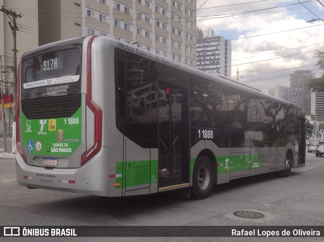 Viação Santa Brígida 1 1888 na cidade de São Paulo, São Paulo, Brasil, por Rafael Lopes de Oliveira. Número da foto: #11327341.