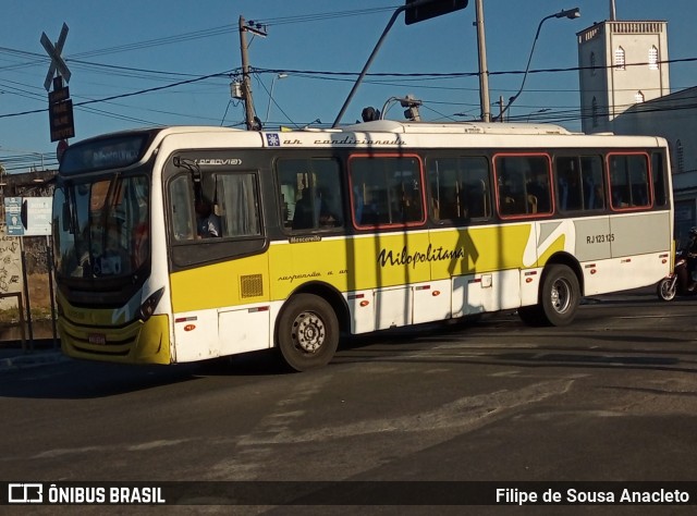 Viação Nilopolitana RJ 123.125 na cidade de São João de Meriti, Rio de Janeiro, Brasil, por Filipe de Sousa Anacleto. Número da foto: #11327892.