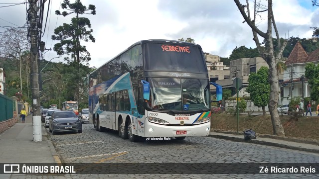 Viação Serrense 7000 na cidade de Petrópolis, Rio de Janeiro, Brasil, por Zé Ricardo Reis. ID da foto: 11326350.