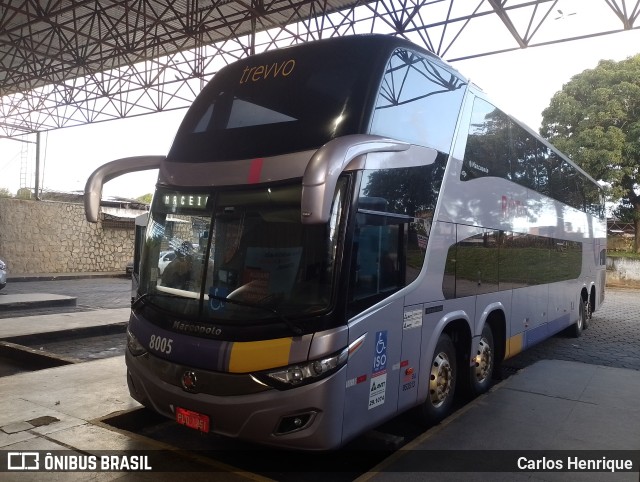 Rota Transportes Rodoviários 8005 na cidade de Maceió, Alagoas, Brasil, por Carlos Henrique. ID da foto: 11325189.