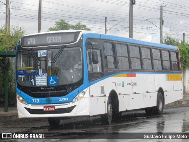 Transportadora Globo 779 na cidade de Recife, Pernambuco, Brasil, por Gustavo Felipe Melo. ID da foto: 11325158.