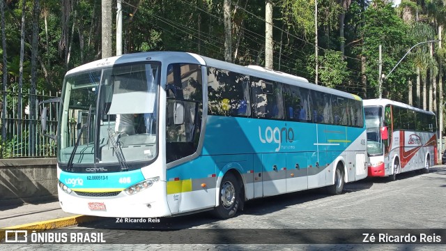 Log Rio Transporte e Turismo 406 na cidade de Petrópolis, Rio de Janeiro, Brasil, por Zé Ricardo Reis. Número da foto: #11326714.