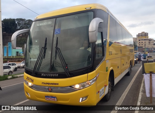 Viação Nova Itapemirim 20756 na cidade de Cariacica, Espírito Santo, Brasil, por Everton Costa Goltara. Número da foto: #11327311.