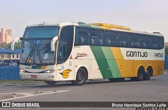 Empresa Gontijo de Transportes 14150 na cidade de São Paulo, São Paulo, Brasil, por Bruno Henrique Santos Leite. ID da foto: 11325327.