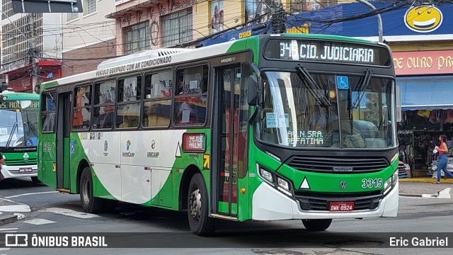 VB Transportes e Turismo 3315 na cidade de Campinas, São Paulo, Brasil, por Eric Gabriel. ID da foto: 11325258.