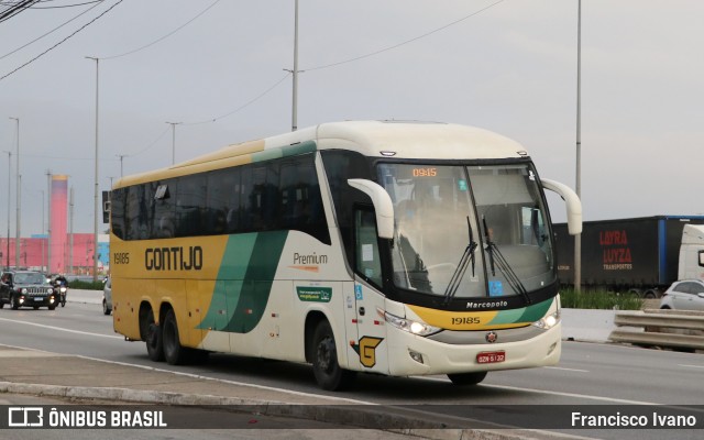 Empresa Gontijo de Transportes 19185 na cidade de São Paulo, São Paulo, Brasil, por Francisco Ivano. ID da foto: 11374832.