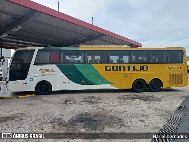 Empresa Gontijo de Transportes 12530 na cidade de São Sebastião da Bela Vista, Minas Gerais, Brasil, por Hariel Bernades. Número da foto: #11374143.