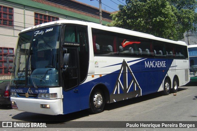 Rápido Macaense RJ 150.037 na cidade de Rio de Janeiro, Rio de Janeiro, Brasil, por Paulo Henrique Pereira Borges. ID da foto: 11374479.