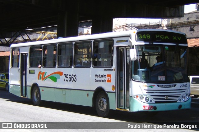 Viação Madureira Candelária 75663 na cidade de Rio de Janeiro, Rio de Janeiro, Brasil, por Paulo Henrique Pereira Borges. Número da foto: #11374462.