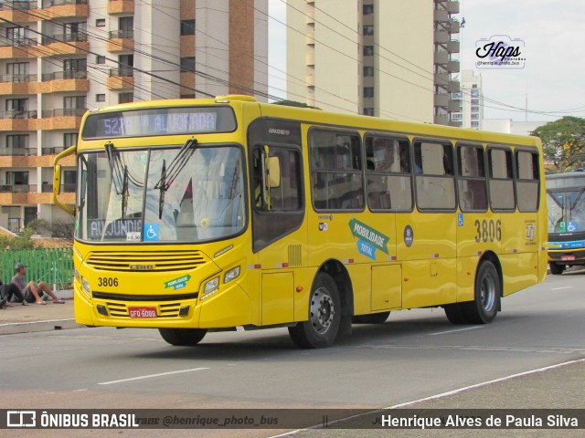 Auto Ônibus Três Irmãos 3806 na cidade de Jundiaí, São Paulo, Brasil, por Henrique Alves de Paula Silva. Número da foto: #11378044.