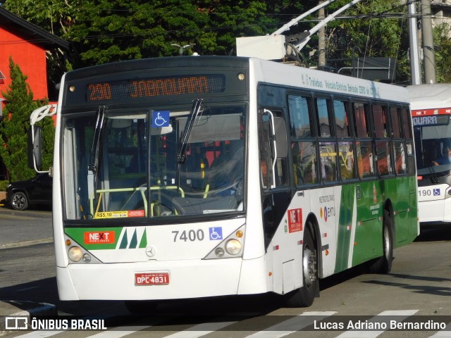 Next Mobilidade - ABC Sistema de Transporte 7400 na cidade de São Paulo, São Paulo, Brasil, por Lucas Adriano Bernardino. Número da foto: #11377643.