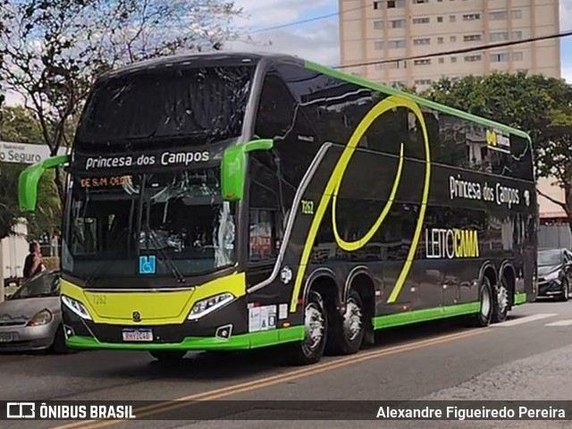 Expresso Princesa dos Campos 7262 na cidade de São Paulo, São Paulo, Brasil, por Alexandre Figueiredo Pereira. ID da foto: 11377610.