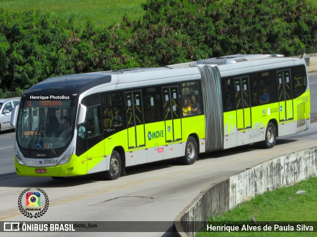 Viação Jardins 20834 na cidade de Belo Horizonte, Minas Gerais, Brasil, por Henrique Alves de Paula Silva. Número da foto: #11377999.