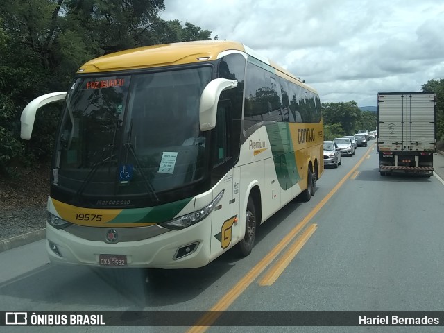 Empresa Gontijo de Transportes 19575 na cidade de Araújos, Minas Gerais, Brasil, por Hariel Bernades. Número da foto: #11376654.