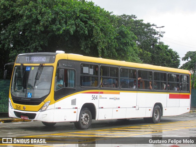 Empresa Metropolitana 564 na cidade de Recife, Pernambuco, Brasil, por Gustavo Felipe Melo. Número da foto: #11377077.