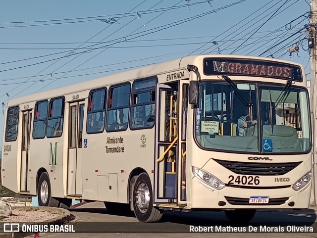 Viação Antonina 24026 na cidade de Almirante Tamandaré, Paraná, Brasil, por Robert Matheus De Morais Oliveira. Número da foto: #11377033.