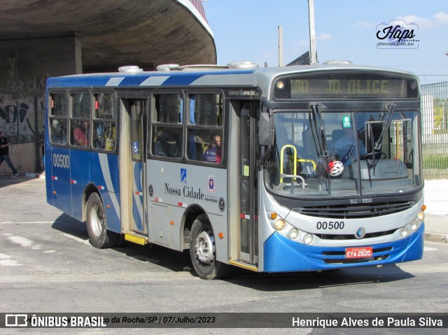 Viação Cidade de Caieiras 00500 na cidade de Franco da Rocha, São Paulo, Brasil, por Henrique Alves de Paula Silva. ID da foto: 11377987.