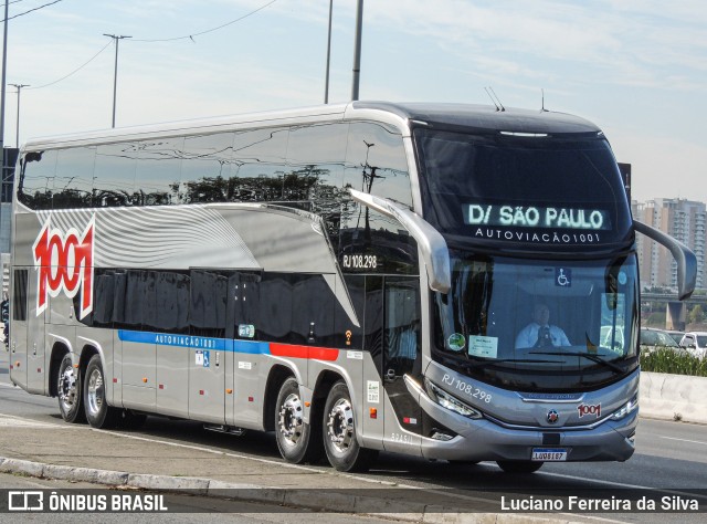 Auto Viação 1001 RJ 108.298 na cidade de São Paulo, São Paulo, Brasil, por Luciano Ferreira da Silva. ID da foto: 11376321.