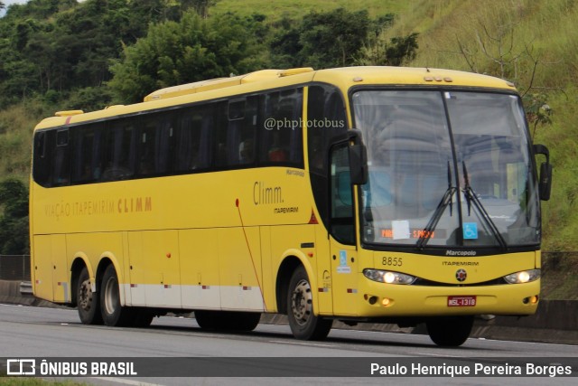 Viação Itapemirim 8855 na cidade de Piraí, Rio de Janeiro, Brasil, por Paulo Henrique Pereira Borges. ID da foto: 11377022.