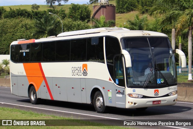 Viação Cidade do Aço RJ 174.033 na cidade de Piraí, Rio de Janeiro, Brasil, por Paulo Henrique Pereira Borges. Número da foto: #11376996.