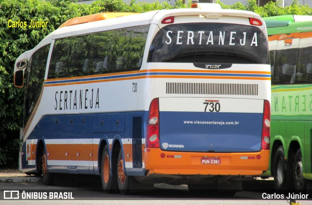 Viação Sertaneja 730 na cidade de Brasília, Distrito Federal, Brasil, por Carlos Júnior. ID da foto: 11380017.