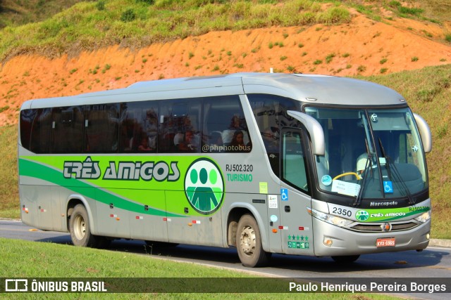 Turismo Três Amigos 2350 na cidade de Aparecida, São Paulo, Brasil, por Paulo Henrique Pereira Borges. ID da foto: 11378670.