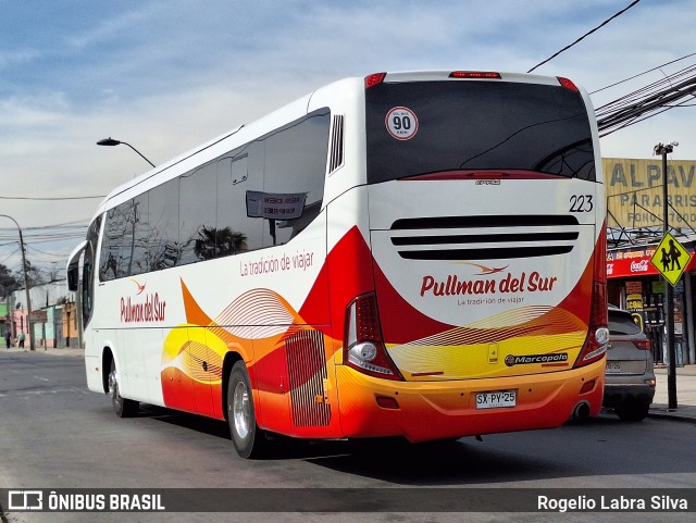 Pullman del Sur 223 na cidade de Estación Central, Santiago, Metropolitana de Santiago, Chile, por Rogelio Labra Silva. Número da foto: #11380650.