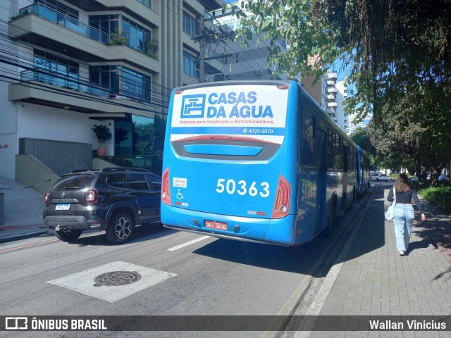 Transol Transportes Coletivos 50363 na cidade de Florianópolis, Santa Catarina, Brasil, por Wallan Vinicius. Número da foto: #11379785.