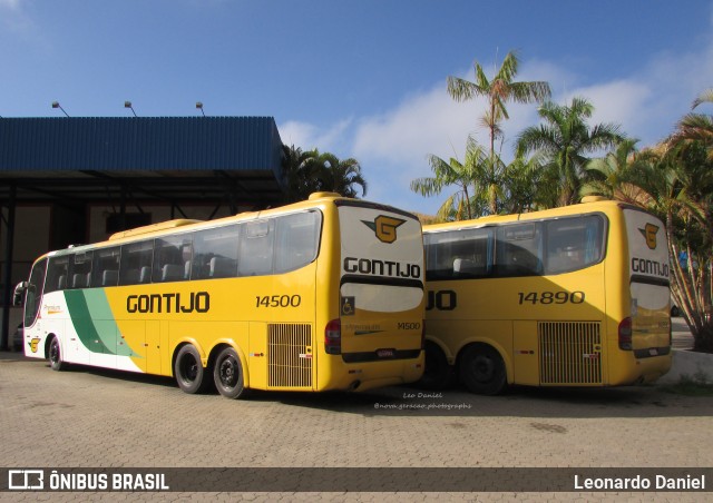 Empresa Gontijo de Transportes 14500 na cidade de Paraíba do Sul, Rio de Janeiro, Brasil, por Leonardo Daniel. ID da foto: 11379204.