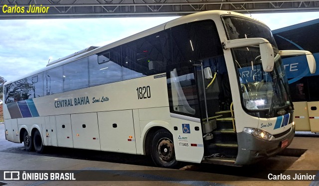 Viação Central Bahia de Transportes 1820 na cidade de Brasília, Distrito Federal, Brasil, por Carlos Júnior. Número da foto: #11379860.