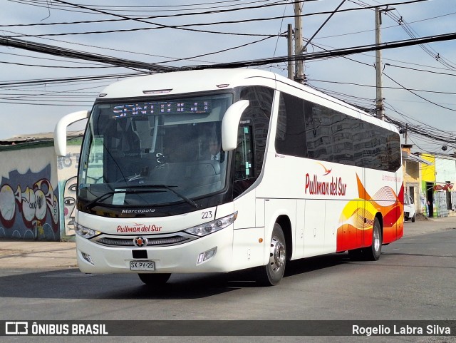 Pullman del Sur 223 na cidade de Estación Central, Santiago, Metropolitana de Santiago, Chile, por Rogelio Labra Silva. Número da foto: #11380627.